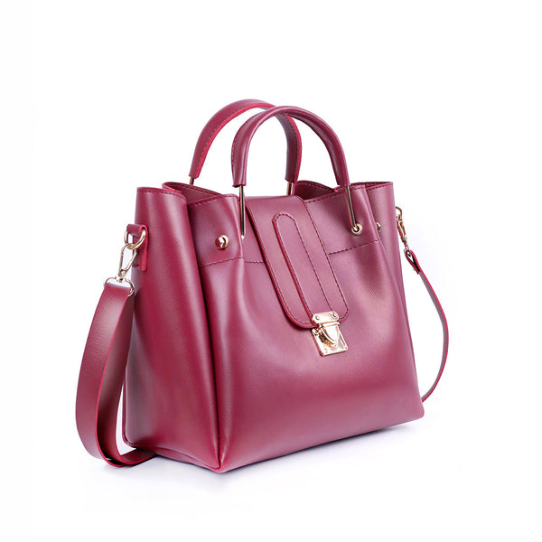 Swag Maroon 3 Pcs Handbag