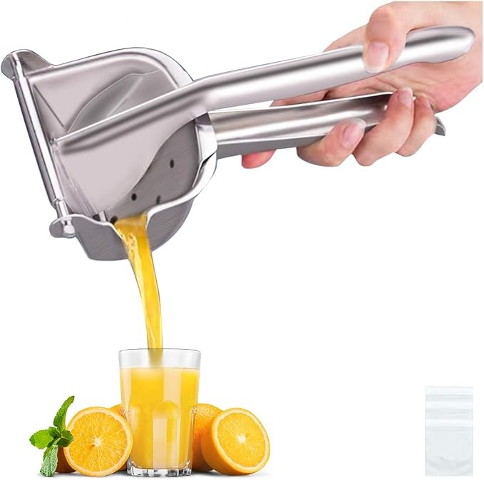 Aluminum Hand Press Juicer: Fresh Juice Made Easy